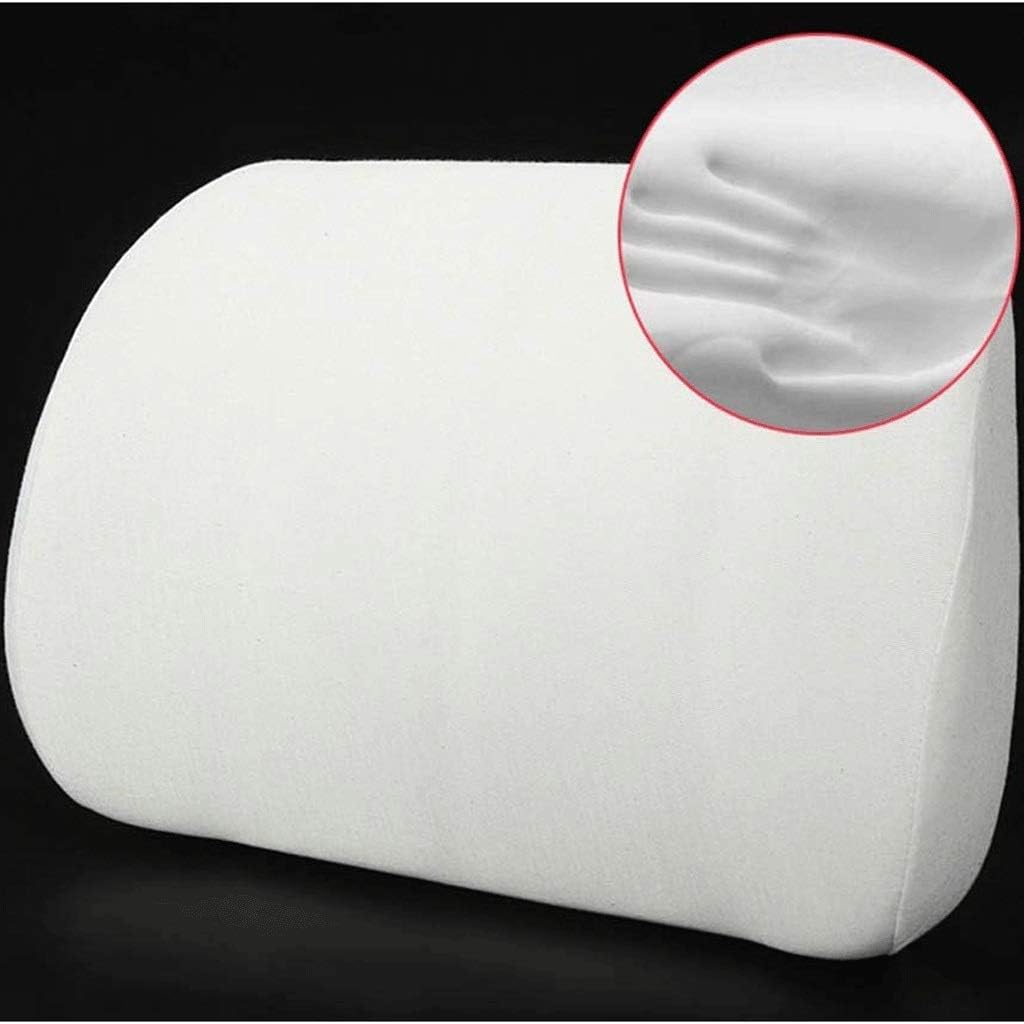 JSEIAJB Lumbar Pillow-Leather Car Headrest Memory Cotton Car Neck Pillow Seat Pillow Car Neck Pillows for Four Seasons