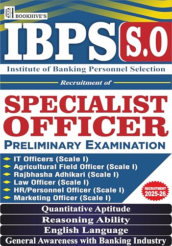 IBPS SO Specialist Officers 2025-2026 (IT Officer Scale I, Agricu...