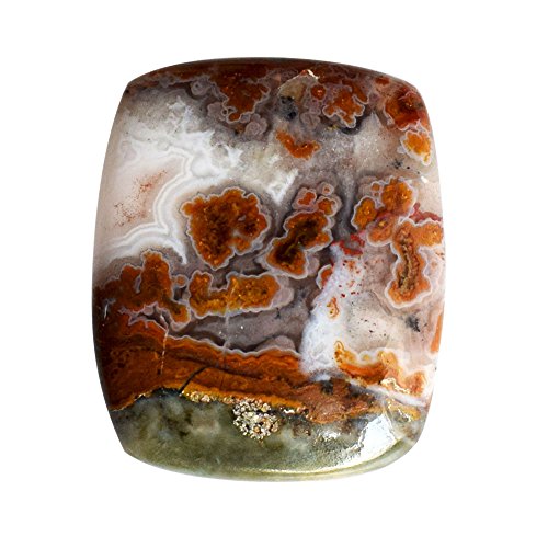 Agate de pomme marocaine en cabochon naturel pour pendentif artisanal et fabrication de bijoux AG-8128