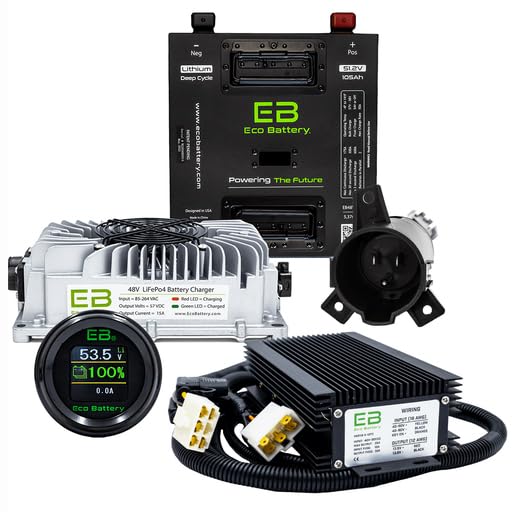 MODZ Eco Battery 48V - 105AH Gen3 Thru Hole Lithium Battery Bundle for...