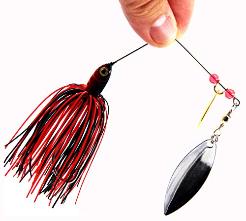 Imperdível Melhor Kit de 12 Iscas Artificiais Spinnerbait Spinner Bait Xuxinha Unidades Pesca Esport
