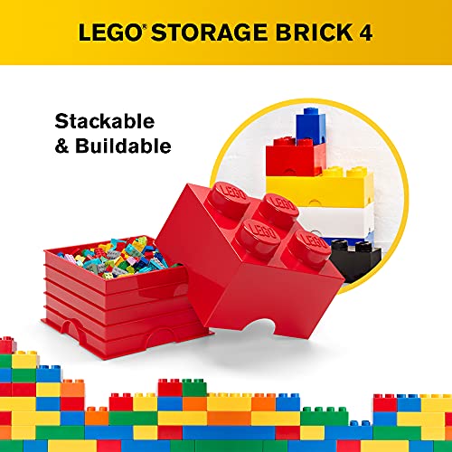 Lego Lego Storage Brick 4, Red - Image 7