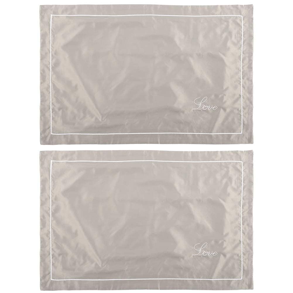 Pillowcase, Anti‑Aging Soft Gray 33.1x21.3in Skin‑Friendly Silk Pillow Cover, for Men Women Sleeping Health Care