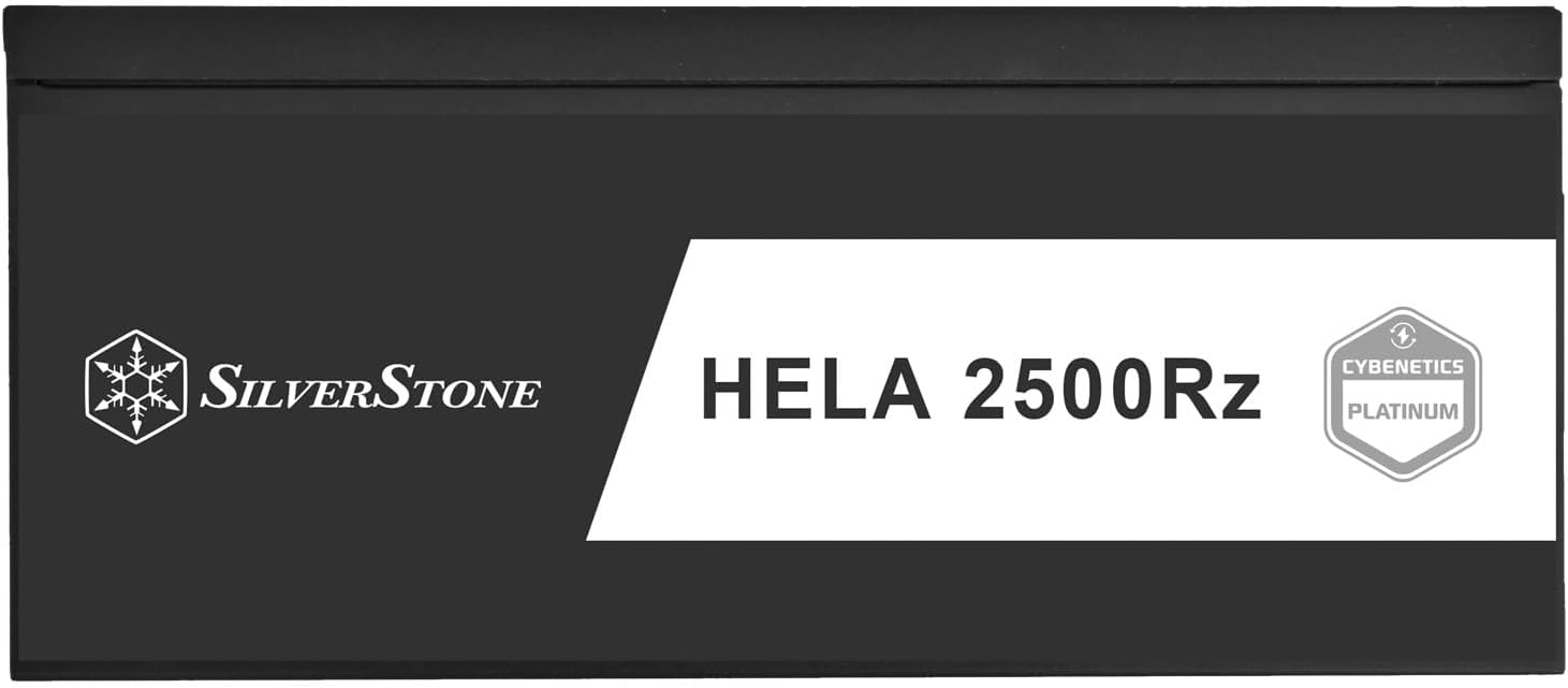 Silverstone Technology - HELA 2500Rz Cybenetics Platinum 2500W ATX 3.1 & PCIe 5 Fully Modular ATX Power Supply, SST-HA2500R-PM (SST-AX2500MCPT-A)
