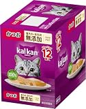 カルカン パウチ やわらかパテ 1歳から 60g×12袋 着色料・発色剤 無添加 かつお 成猫用 ウェットフード キャットフード 総合栄養食 水分補給 猫 kal kan お試し