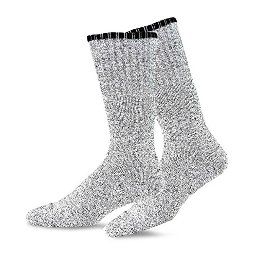 Eco Friendly Heavy Weight Recyled Cotton Winter Thermal Boot Socks Multi Pair for Women Men3