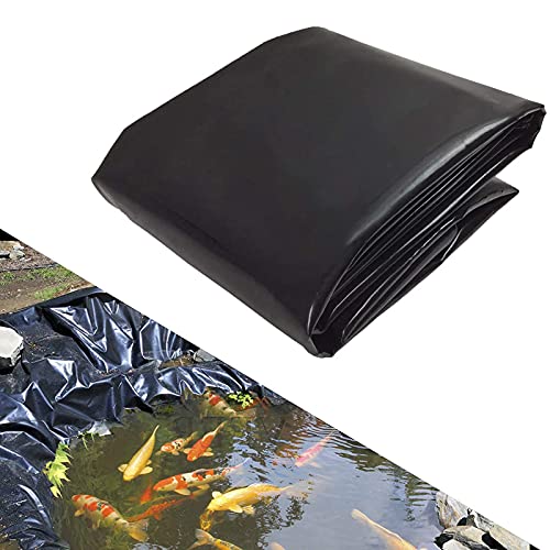 Géotextile de bassin premium pour étangs à poissons et lacs | Revêtement non toxique 25x25 pi