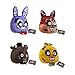 Funko FNAF Five Nights at Freddy's - Set of 4 Reversible Heads Plush - Freddy, Foxy, Bonnie and Chico