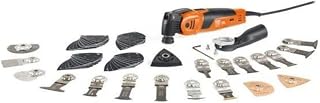 Fein Corded MM 700 Max Top Oscillating Multitool Set - QuickIN System for Fast Accessory Changes - 250W, 10,000–19,500 OPM, Starlock Max Mount Kit - 72296861090