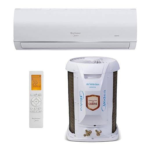 Ar-condicionado Split Inverter 18000 Btus Springer Midea Airvolution Connect High Wall Só Frio 42afvci18s5/38tvci18s5 220v