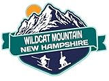 Wildcat Mountain New Hampshire Ski Adventures Souvenir 2 Inch Vinyl Decal Sticker Mountain Design