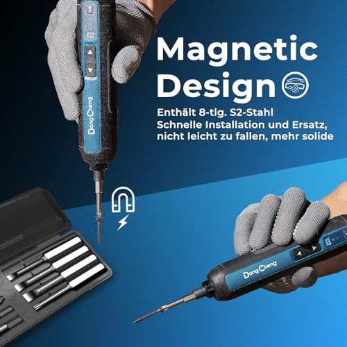 Dong Cheng Mini Akkuschrauber 4V, 3 Drehmoment bis 5Nm, USB-C Ladekabel – Ansicht 5
