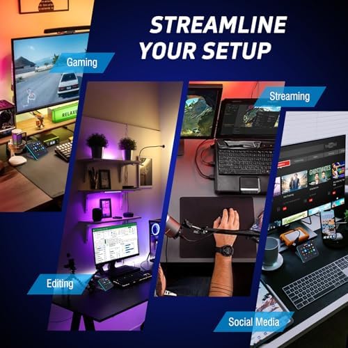 VSDINSIDE Macro Keypad, Stream Controller Deck Gaming Streaming Shortcut Keyboard, 18 Programmable Keys Customizable Visual AI Pad USB Soundboard for OBS, YouTube, Desk Office Setup, Laptop, PC, Mac - 5