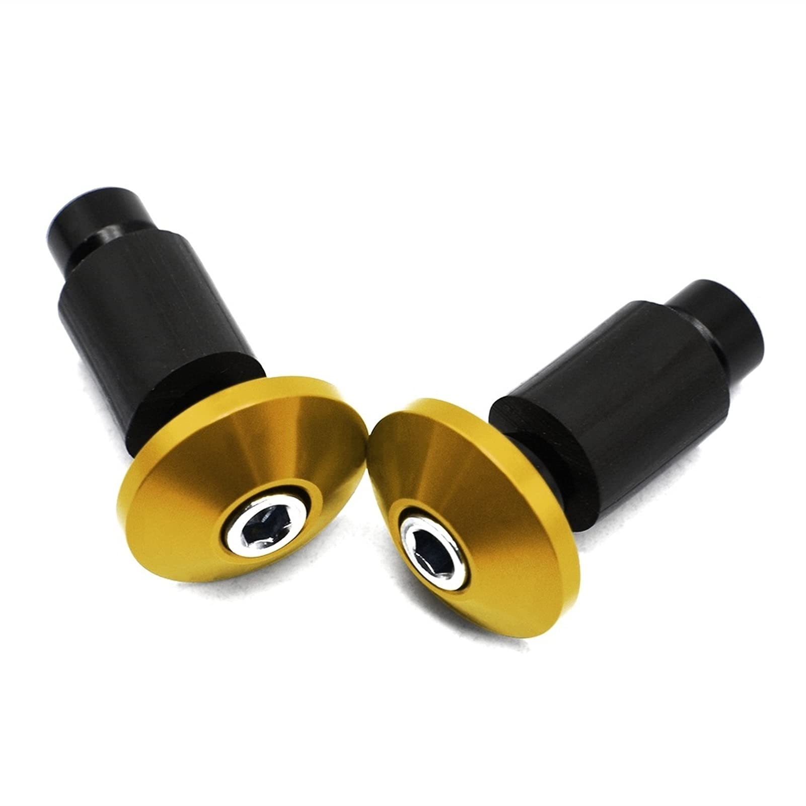 pour H&Onda CR CRF SL XR CRM 80 85 125 150 230 250 400 450 650 1000 R X AR M L Accessoires De Moto 22mm 7/8 "Embouts De Guidon De Moto Extrémités Guidon (Color : Le Noir)