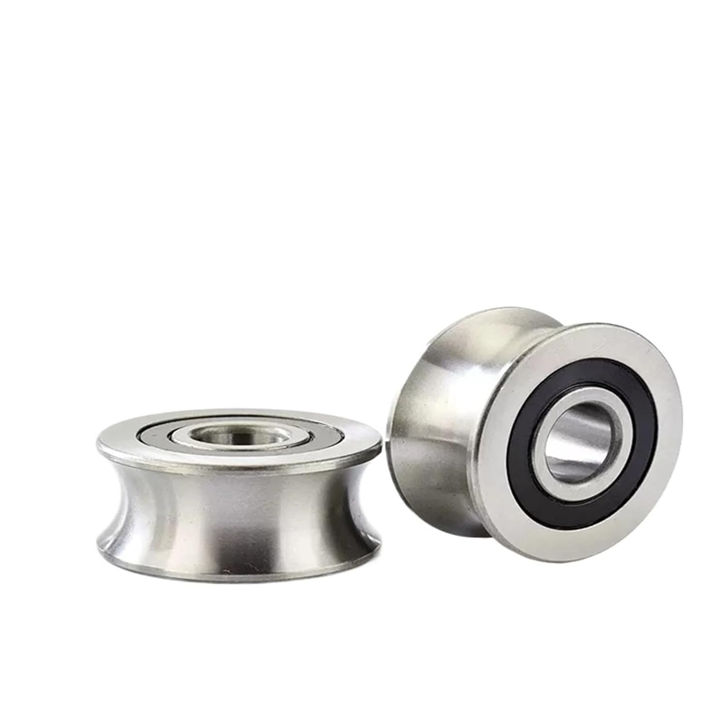 1PCS LFR50/4/5/8 U Type Double Row Roller Rod Guide Pulley Bearing with grooved Bearing(LFR 5301-20)