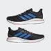 Adidas Adult Supernova + Core Black/Blue Rush/Turbo 9.5