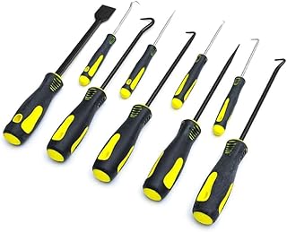 O-Ring Seal Gasket Pick Hook Puller Remover Car Auto Oil Seal/O-Ring Seal Gasket Mini Hooks Puller Remover Car O-Ring Pick Tool - Plastic No Scratch O-Ring Seal Gasket Pick Mini