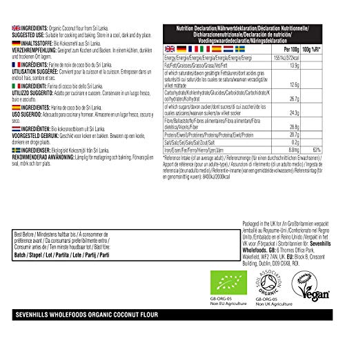 Sevenhills Wholefoods Farina di Cocco Bio 2kg