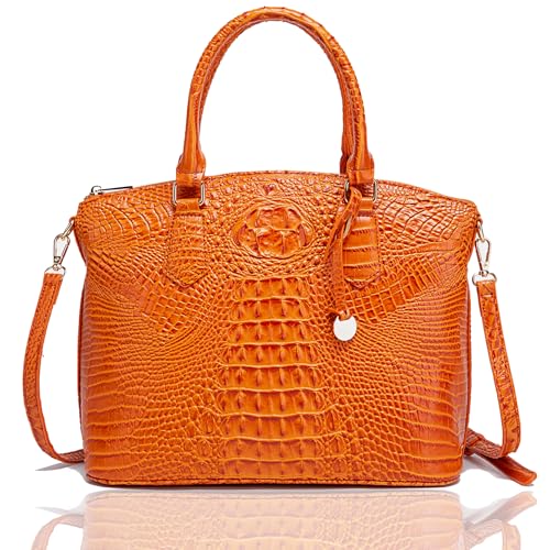 Bolso de Mano Crocodile para Mujer miniatura 1