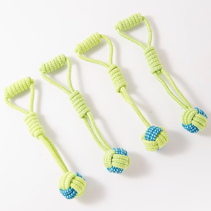 Indestructible Dog Chew Toys for Aggressive Chewers, Interactive Puppy Teething Toys with Squeaker, Cognitive Dog Puzzle Toy for Small & Smart Dogs, Dog Enrichment Bones to Keep Them Busy