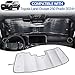 Windshield Sunshade Fit for Toyota Land Cruiser 250 Prado 2024 2025, Folding Car Sun Shade for Front Window, Auto Sun Protection Visors Blocks UV Rays and Keeps Vehicle Cool