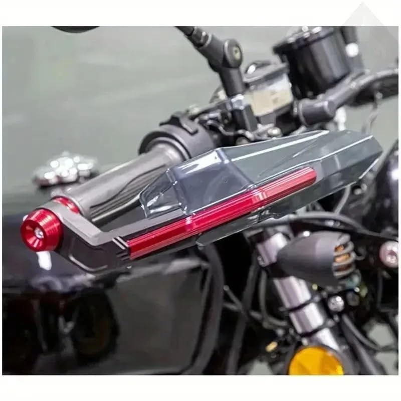 Protège-mains moto universel bleu garde-main guidon CNC