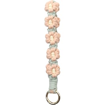 AOKSUNOVA Short Women's Key Ring Macrame