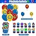 karg Geometry Dash Birthday Party Supplies Favors for Boys Kids Geometry Dash Birthday Party Decorations Including Banner Cake Cupcake Toppers Ballons