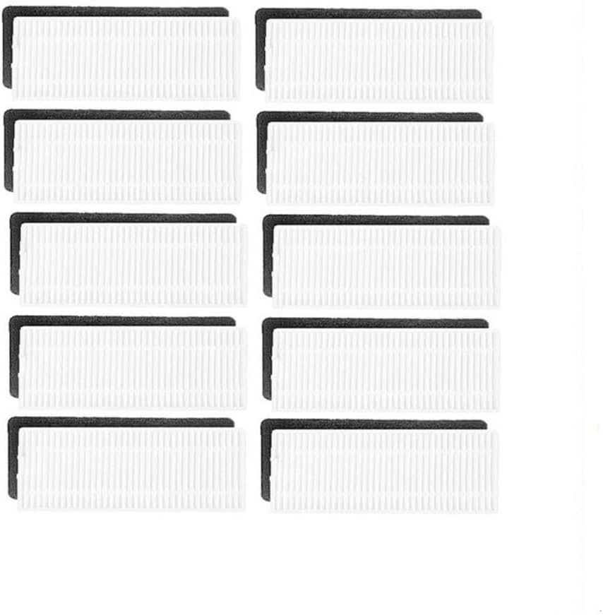 Replacement Main Roller Side Brush Hepa Air Filter Mop Cloth Compatible with Ecovavs Debot N79 Yeedi K600 Robot Vacuum Cleaner Accessories (set 9)