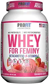 Whey For Feminy Profit 907g Morango