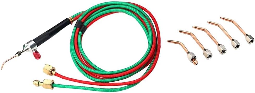 Mini Gas Blow Torch Soldering Solder Jewelry Welding Tool with 1700¡æ Max Temperature, Ideal for Gold/Silver/Pewter Alloy, 18.5x13.7x4.9cm, for Jewelers and Craftsmen