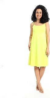 قميص نوم مخطط رفيع بنصف كم للنساء من اندورا