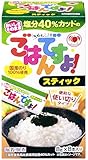 桃屋 塩分40%カットのごはんですよ!スティック 64g(8g×8本)【海苔佃煮 減塩 ご飯のお供 国産海苔 】
