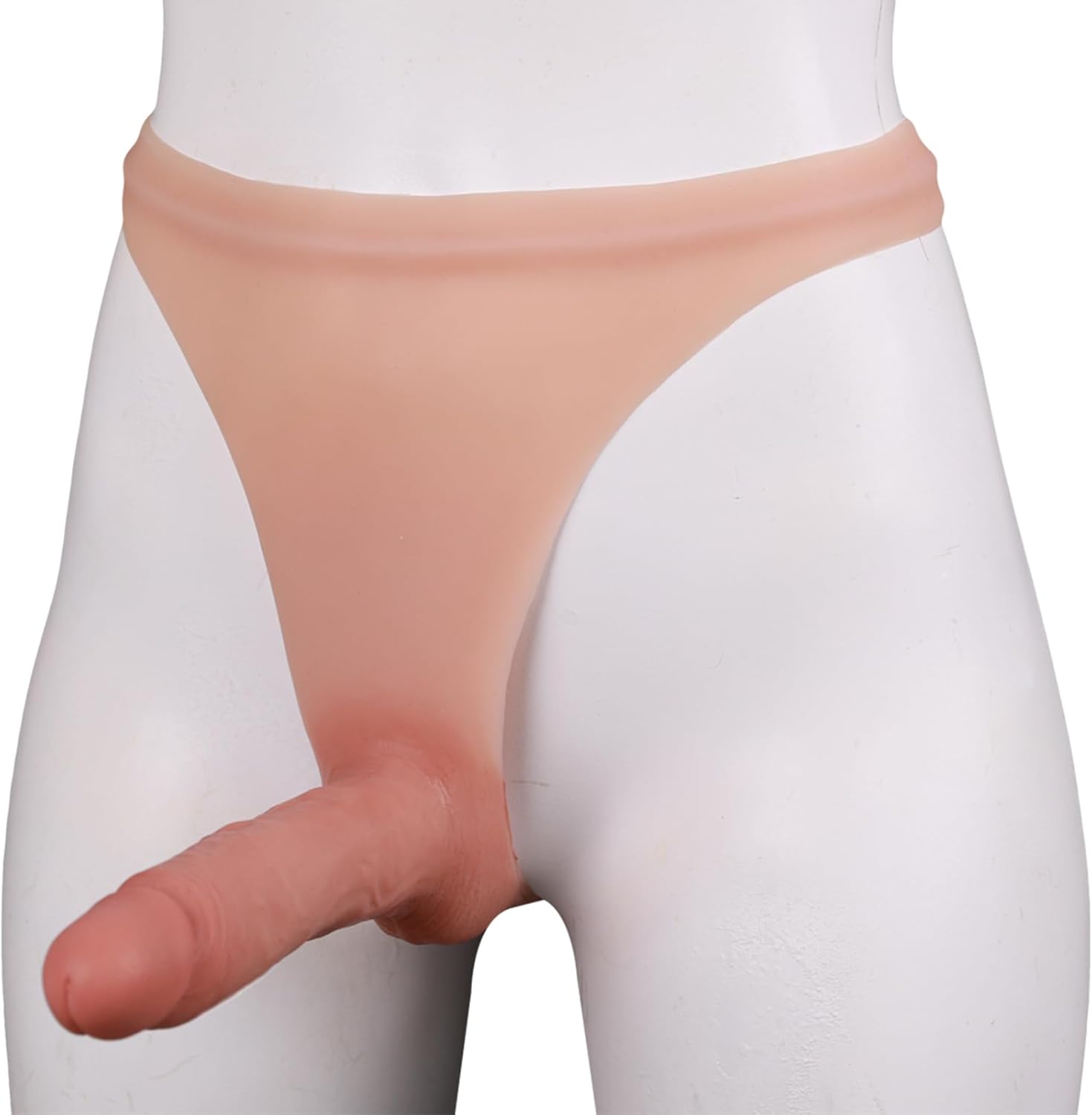 SUAISKR Silicone Thong Dildo, Male Sex Toys for Gay Men Dick Masturbation,Anal Sex Accessories for Women Couples,Realistic Silicone Penis,Sexual Pleasure-Tools for Women (18cm-Flesh Thong)