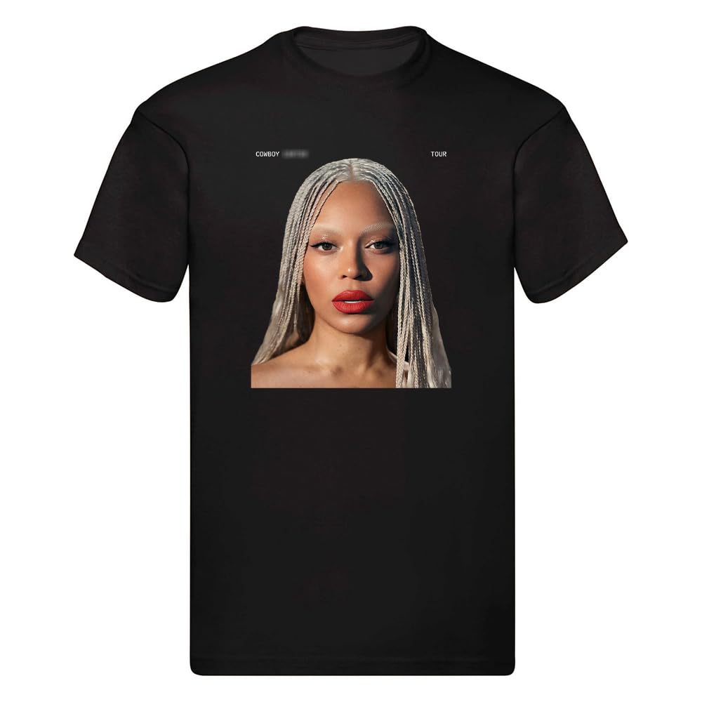 Beyonce 2025 Cowboy Tour T-Shirt Music Concert Dates Festival Merch Fan Tee Kids Gift Black