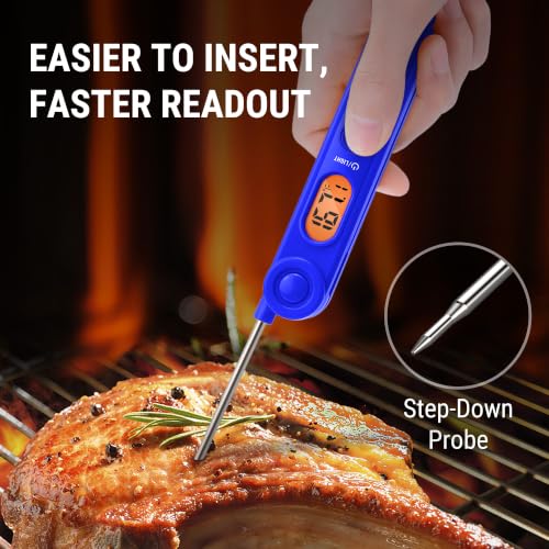 Image of TempPro TP03B Digital Meat Thermometer for Cooking, Instant Read Thermometer with Backlight, Kitchen Food Thermometer for Grill Smoker BBQ Oil Deep Fry Candy Bread Coffee (Previously ThermoPro)