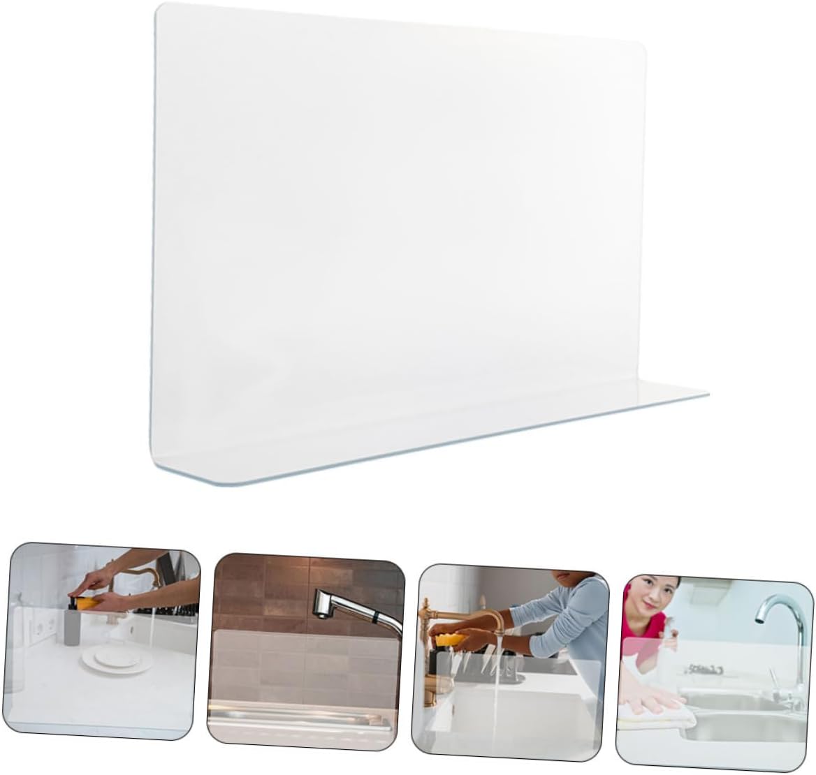 Bathtub Corner Splash Guards 3pcs Shower Plastic Splash Stopper Sturdy Bathtub Splash Guards