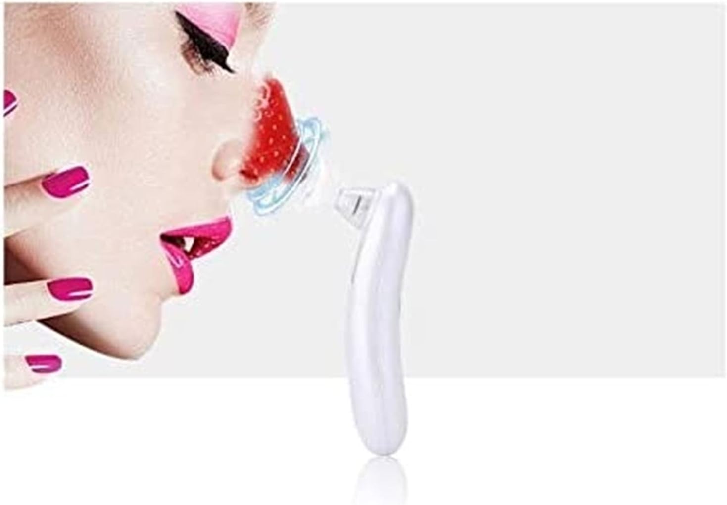 Blackhead Remover Vacuum Pore Cleaner - Black Head Vacuum Electric Blackhead Extractor Tool USB Rechargeable Face Acne Removal Kit (Color : B)