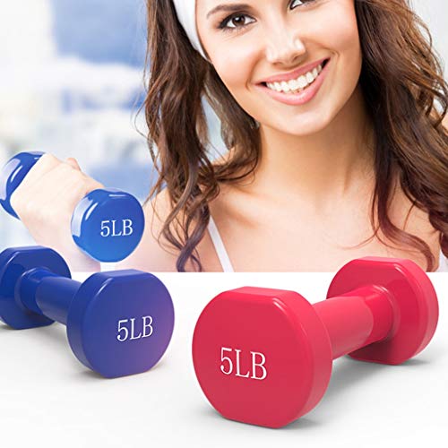 Dumbbell Steel Dumbells Verstelbare Dumbell Sets Huishoudelijke Dames Dipped Plastic Gewichtsverlies Dunne Arm Heren… - Afbeelding 3