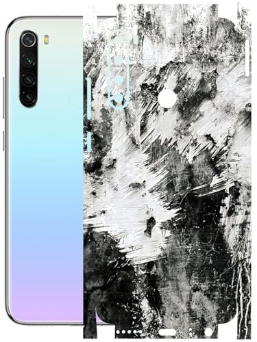 Image of AtOdds - Full Body Back Screen Guard Protector Film - Lamination Wrap Skin Sticker Compatible with REDMI Note 8 | Scratchproof Matte Finish (Messed)
