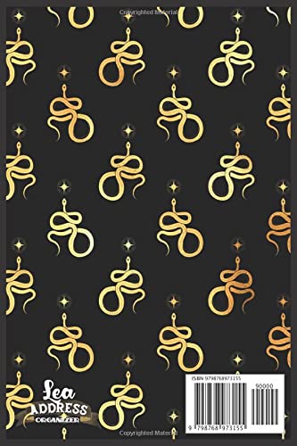 Phone Book Small: Large Print Telephone Address Book Alphabetical I Celestial Mystic 1 Year Together Anniversary Gifts For Her image 3