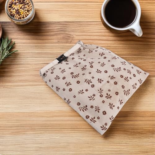 Bolsas de algodón y cera de abeja premium con cierre hermético para panadería 7