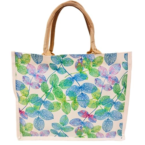 Bolsa de Praia Feminina Sacola Estampada Verão Piscina Verde