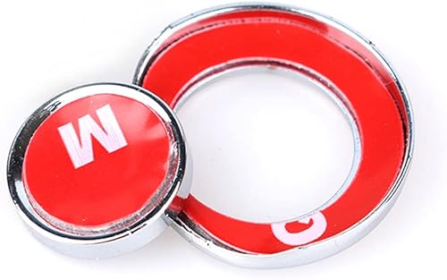 Miniatura 3 de Botón de arranque de metal del motor de encendido Pulsador de arranque para tablero de la cubierta del salpicadero de Mini Cooper R55 Clubman R56