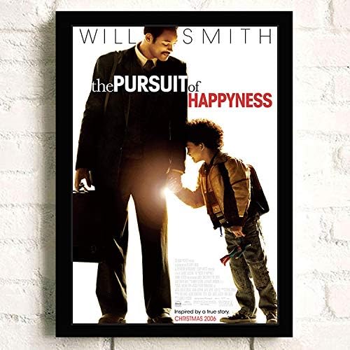 The Pursuit of Happyness Movie Will Smith Poster Prints Wall Art Decor Unframed,32x22 16x12 Inches,Multiple Patterns Available