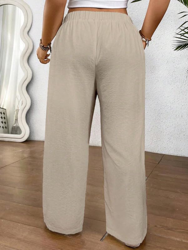 Image of DTR FASHION Women's Stretchable Solid Cotton Blend Casual Trouser