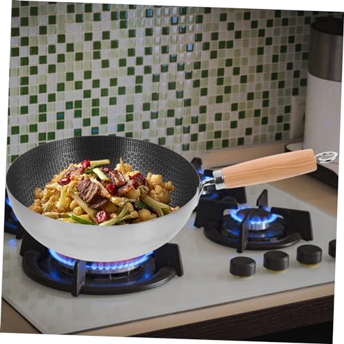 Wok de acero inoxidable STOBAZA sin recubrimiento miniatura 6