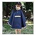Produktbild EWQG-Pfanne Regen Poncho Wiederverwendbar Jungen/Mädchen Leichte Wasserdicht Regenmantel Regenjacke mit Kapuze Regenschutz Softshelljacke Regenponcho -AA Schutz Overall (Farbe : Blue, Size : M)