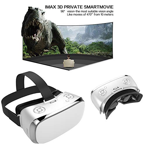 ILYO Fone de ouvido 3D VR, óculos de realidade virtual 3D Glassesr Vr fone de ouvido para home theat
