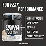 OWYN Only What You Need Pro Elite High Protein Powder, 30g Vegan Protein for Workout Recovery, Delicious Smooth Taste, Zero Sugar, Low Net Carbs, Vanilla, 12 Servings (1.32 LB) - Image 2